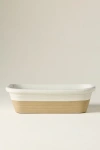 Costa Nova Scotia Stoneware Small Rectangular Baker In White