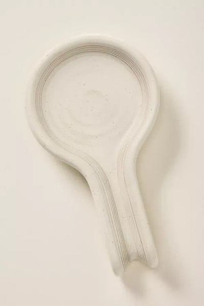 Costa Nova Scotia Stoneware Spoon Rest In Neutral