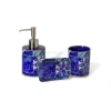 Costa Nova Set 3 Bath Accessories In Silver