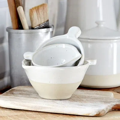 Costa Nova Set 3 Measuring Cups In White