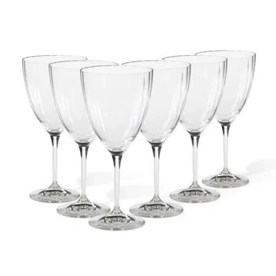 Costa Nova Set 6 Water Glasses In Clear