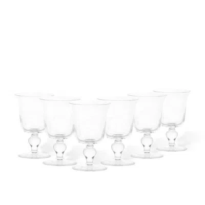 Costa Nova Set/6 Wine Glasses In Clear