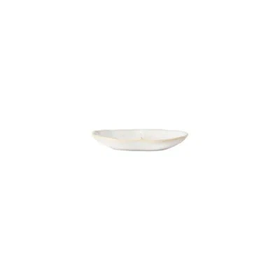 Costa Nova Silvina Stoneware Appetizer Plate , Set Of 6 In Fennel White
