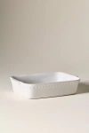 Costa Nova Small Pearl Stoneware Rectangular Baker In Metallic