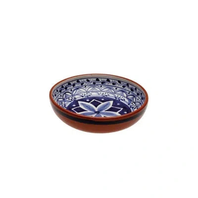 Costa Nova Soup/cereal Bowl In Blue,white,red