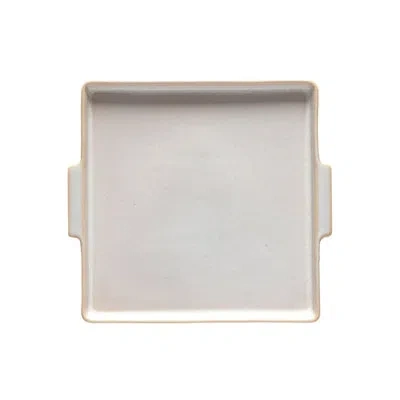 Costa Nova Square Serving Plate In Dune Path