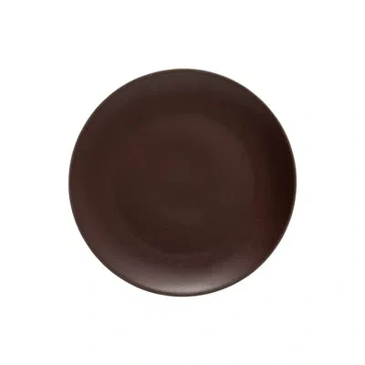 Costa Nova Stacked Organic 10.5'' Stoneware Dinner Plate , Set Of 6 In Gray