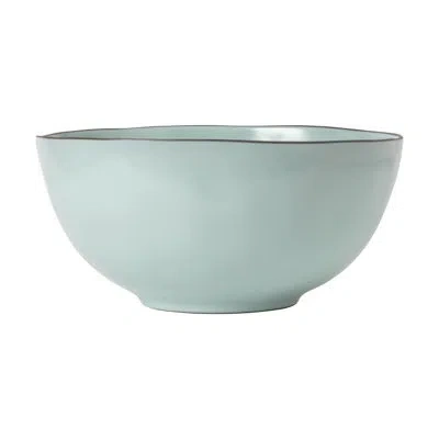 Costa Nova Stacked Organic Serving Bowl In Sky Blue