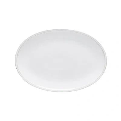Costa Nova Steak Plate Friso In White