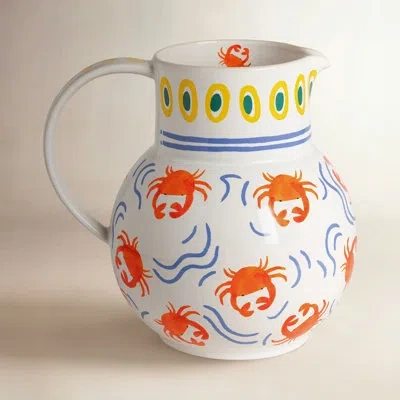 Costa Nova Summer Bliss 201.25oz. Pitcher In Crab