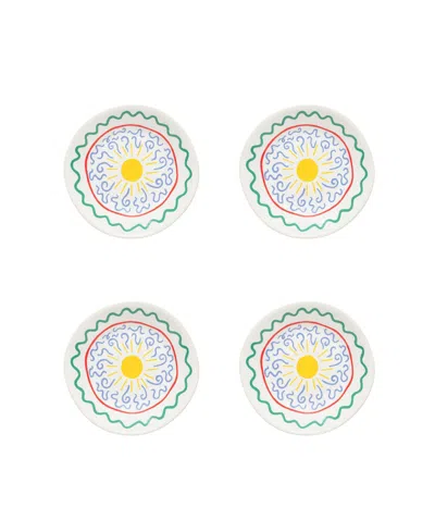 Costa Nova Summer Bliss Appetizer Plates, Set Of 4