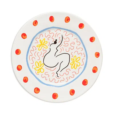 Costa Nova Summer Bliss Salad Dessert Plate In Lady