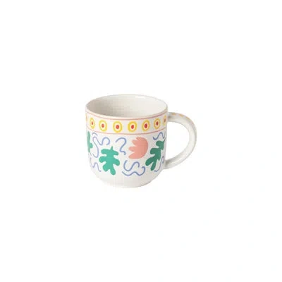 Costa Nova Summer Bliss Stoneware Coffee Mug In White
