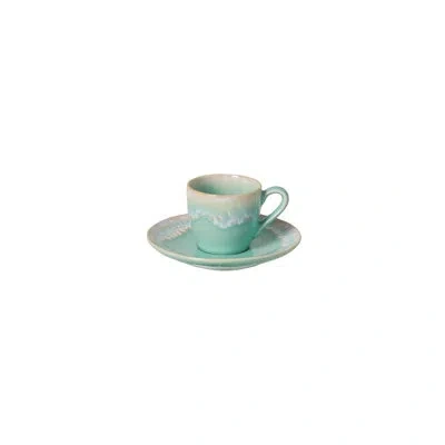 Costa Nova Taormina Stoneware Coffee Cup In Blue