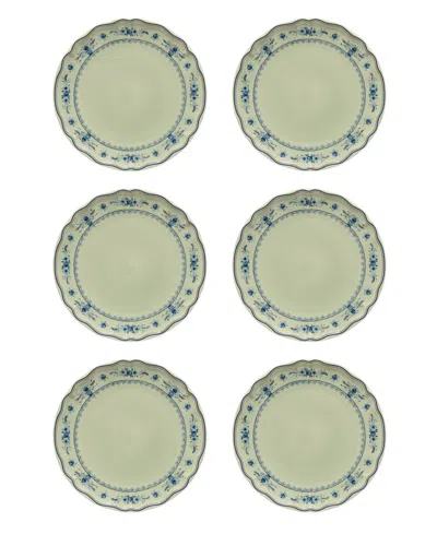 Costa Nova Vila Floral Pattern Dinner Plates, Set Of 6
