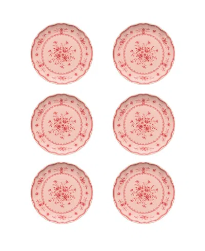 Costa Nova Vila Floral Pattern Salad Plates, Set Of 6