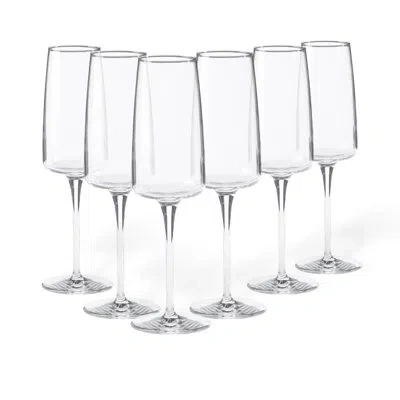 Costa Nova Vine Flutes 9 Oz, Clear