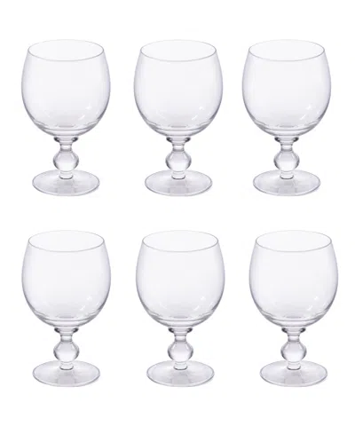 Costa Nova Water Glasses, Set Of 6 In Clear