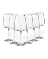 Costa Nova Water Glasses, Set Of 6 In Clear