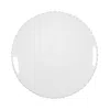 Costa Nova White Pearl Dinner Plate In White