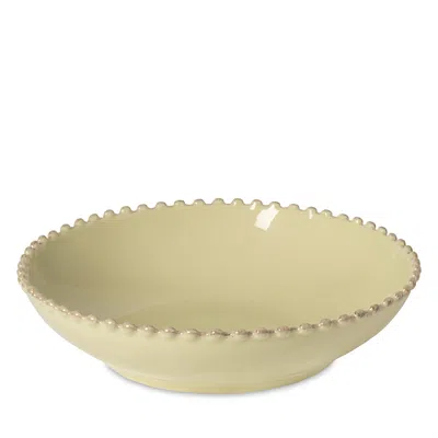 Costa Nova White Pearl Pasta Bowl In Yellow