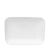 Costa Nova White Pearl Rectangular Platter In White