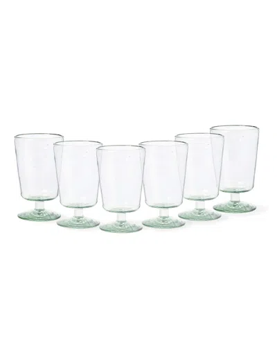 Costa Nova Tall Glass Tumblers, Set Of 6 In Grey