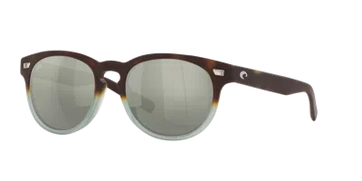 Costa Unisex Sunglass 6s2007 Del Mar In Gray Silver Mirror