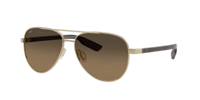 Costa Unisex Sunglass 6s4002 Peli In Brown