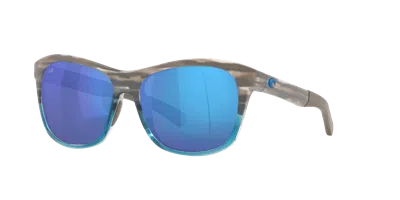 Costa Woman Sunglass 6s9027 Ocearch® Vela In Blue Mirror