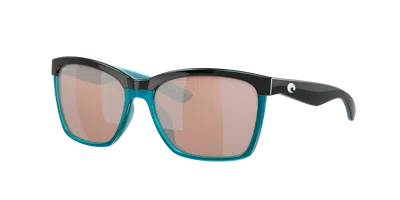 Costa Woman Sunglass 6s9053 Ocearch® Anaa In Copper Silver Mirror