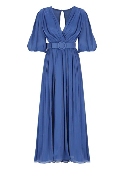 Costalleros Brennie Dress In Blue
