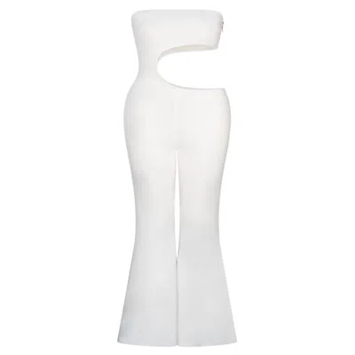 Costanzo Ii Women's White Jumpsuit Binaca