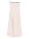 Costarellos Beaded-embellished Strapless Dress In Pink