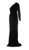 Costarellos Black Velvet Dress