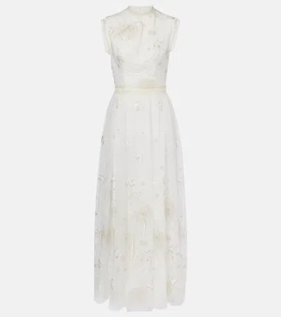 Costarellos Bridal Embroidered Gown