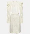 Costarellos Bridal Minikleid Zenni Aus Spitze In Ecru/gold