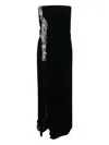Costarellos Brisha Maxi Dresse In Black