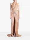 Costarellos Colette In Beige Polyester In Nude