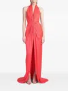 Costarellos Colette In Rose-pink Polyester In Red