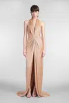 Costarellos Colette In Beige Polyester In Beige