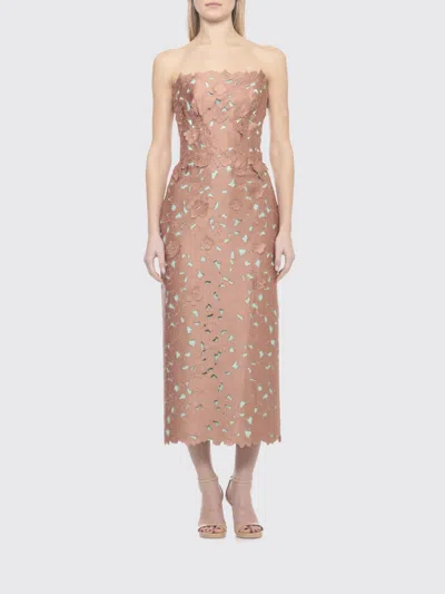 Costarellos Dress Woman  In Brown