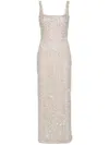 Costarellos Sequinned Harper Gown In Gold