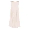 Costarellos Beaded-embellished Strapless Dress In Pink