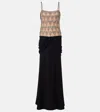Costarellos Embellished Gown In Multi