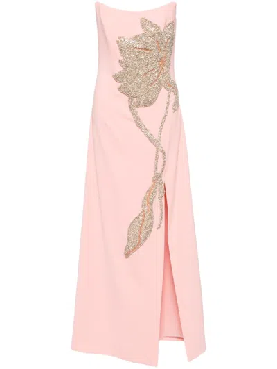 Costarellos Fara Gown In Pink