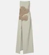 Costarellos Faranna Embellished Crêpe Gown In Neutral