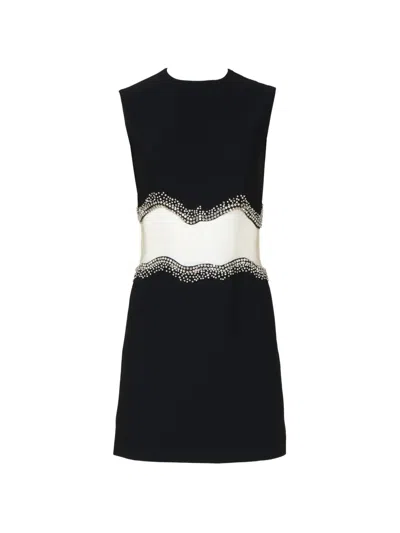 Costarellos Fayna Crystal-embellished Minidress In Yellow