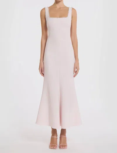 Costarellos Felina Midi Dress In Light Pink