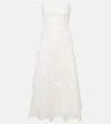 Costarellos Floral-appliqué Lace Gown